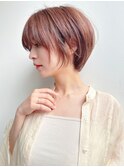 say.黒髪ボブルフネビージュ小顔ワンレンミルクティーベージュ