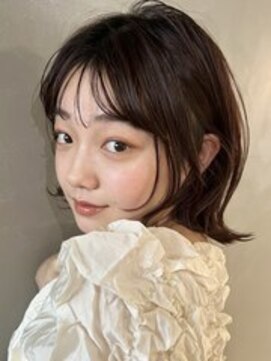 パーク(PARK) 【PARK】くびれ外はねボブ×束感シースルーバング