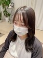 アンジェリカガーデン (angelica GARDEN) 艶のある暗髪と韓国巻きで一気に今っぽさを出すのも◎