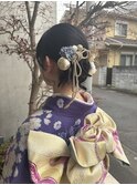 成人式アップスタイル