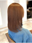 【NOA】ミディアムストレート髪質改善うるつやヘア