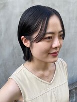 ガーランド (Garland)&nbsp;透明感カラー 似合わせ　小顔ボブ 暗髪カラー