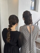 レゴリスヘアークリエイティブブランド(Regolith hair creative brand)&nbsp;ヘアセット/編みおろしスタイル/ハーフアップスタイル