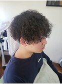 刈り上げマッシュ&ツイストスパイラルパーマ