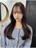 三重桑名韓国レイヤーカット顔まわりレイヤーボブヘアグレージュ