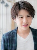 清潔感アースカラービジカジ韓国ヘアY上尾
