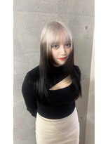 モニカ 原宿店(MONIQA)&nbsp;ホワイトルーツカラー