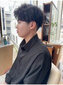 メンズパーマ/ツイストスパイラル/ツーブロック