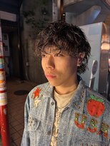 メール(mer)&nbsp;ハイライト×波巻きパーマ