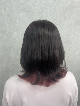 アン ブリーチ 大宮駅東口店(UN BLEACH) ブリーチ1回インナーピンクカラー♪♪