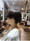 刈り上げセンターパート/ショートマッシュ/ニュアンスパーマ