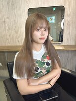 ジゼル 中津大分(GiseL)&nbsp;グレージュダブルカラーインナーカラーケアブリーチ