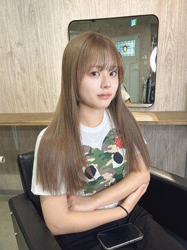 ジゼル 中津大分(GiseL) グレージュダブルカラーインナーカラーケアブリーチ