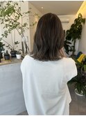 バレイヤージュグレージュ