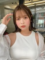 パヌポン 原宿表参道(PANUPON) ケアブリーチバレイヤージュハイライトインナーカラーベージュ