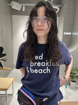 テクネ 天神大名(techne)&nbsp;天神大名顔周りレイヤーカットミディアムボブタッセルボブパーマ