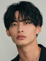 フィフス(fifth) 原宿シャドウパーマツイスパメンズカットシースルーマッシュ30代