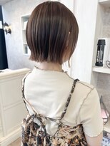 キャアリー(Caary)&nbsp;福山市美容室Caary20代30代40代切りっぱなしボブインナーカラー