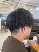 マッシュ×ツイストスパイラルパーマ