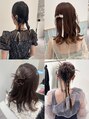 シェリエ(Chal Lier)&nbsp;結婚式参列アレンジ、ヘアメイクご予約お取りしています◎
