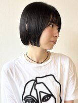 モリオフロムロンドン 松戸店(Morio from London) 【モリオ松戸 石山】黒髪ぷつっとボブミニボブ前髪あり20代30代