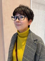 オン キャナルシティ博多前店(on)&nbsp;【晴音】マッシュショート/ショート/パーマ/30代