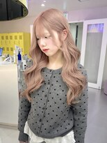 ジーナリア(Xena ria) 《RIHO》顔周りカット/ハイトーンレイヤー/ピンクミルクティー