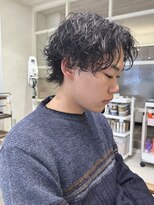 パーク(PAAQ)&nbsp;波巻きパーマツイストスパイラルメンズパーマメンズカット