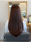 追浜顔周りレイヤーカット顔周りカットブリーチなしダブルカラー