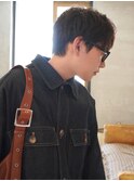 メンズパーマ ショートパーマ 束感 メンズショート 黒髪