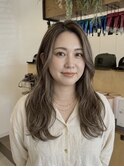 【富山】立体感ハイライトで魅せる大人セミロング