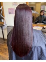 ヘアーメイク ダンス(hair make DANCE)&nbsp;＊秋カラー｜カシスレッド×髪質改善＊