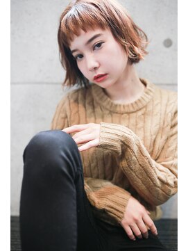 ラフィスヘアー レイ 札幌店(La fith hair ray) 【La fith】 切りっぱなしショートボブ