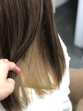 モーイ ヘア(Mooi hair) インナーカラー