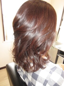 コア フィール ア デイ(COIFFURE A DAY) 【見附今町M3D】艶々ウルフレイヤー