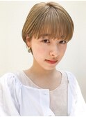 【mee.】 スリークボブ厚めバングローライト