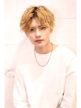 リップス 仙台ロフト(LIPPS) センターパート　スパイラル　ハイトーン