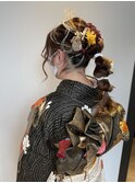 成人式　卒業式　ヘアセット