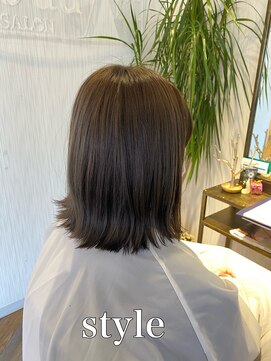 ミュゼ ドゥ アート(Musee du Art) 【髪質改善】外ハネマットグレージュ