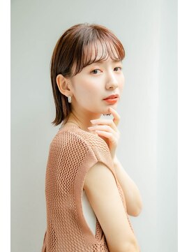 ロンドアジュール 横浜(Lond azur) 【Lond azur】大人可愛いタイトシルエットボブ