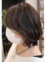 ネックス 表参道本店(nex)&nbsp;nex表参道　ハイライトカラー　大人　白髪　グレージュ