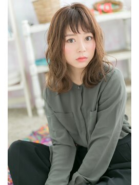 ミック 日暮里店(miq) フレンチガーリー♪ヌーディーカラーなみなみウェーブb1