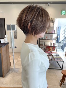 バンプ ギンザ(BUMP GINZA) 《30代40代》白髪ぼかしハイライト×前下がりボブ【イケダ】