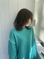 クシュ 所沢東口店(kusyu...)&nbsp;大人かわいい/美髪/ネビージュ/ホワイトグレージュ/こなれミディ