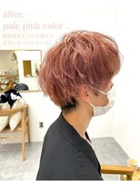 ムク(mUku)&nbsp;ペールピンク/ラフ