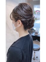 ドゥマン(Demain)&nbsp;【結婚式　お呼ばれセット】アップスタイル　ブライダル