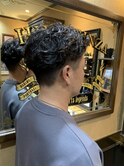 爽やかパーマスタイル