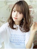 ブルベイエベ◎垢抜けシースルー☆愛されミディアム　新宿代々木