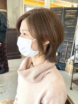 プライベートサロン キッテ(private salon kitte.) くびれミディアム×ハイライト