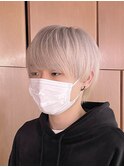 ホワイトカラー/メンズホワイト/ホワイトマッシュウルフ